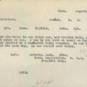 Soldier packet page