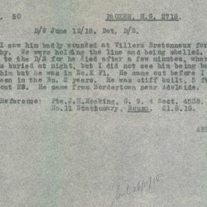 Soldier packet page