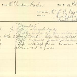 Soldier packet page