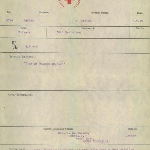 Soldier packet page