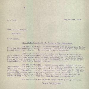 Soldier packet page