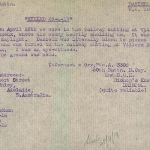 Soldier packet page
