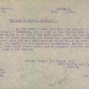Soldier packet page
