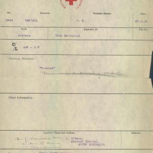 Soldier packet page