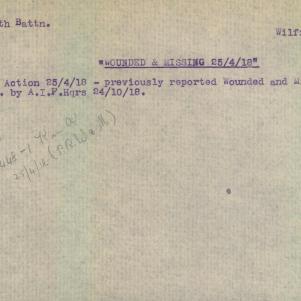 Soldier packet page