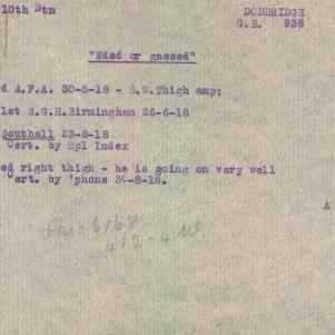 Soldier packet page