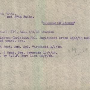 Soldier packet page