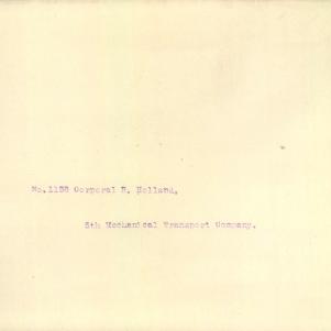 Soldier packet page