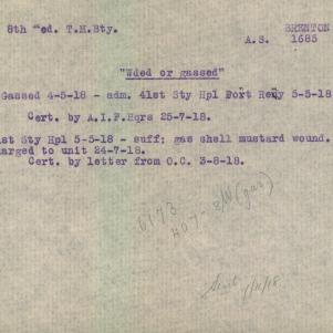 Soldier packet page