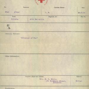 Soldier packet page