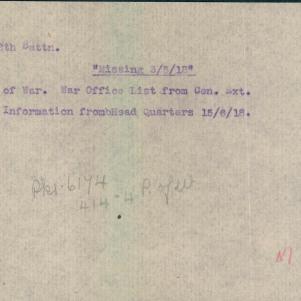Soldier packet page