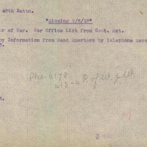 Soldier packet page