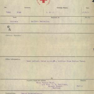 Soldier packet page