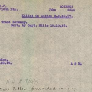 Soldier packet page