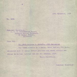 Soldier packet page