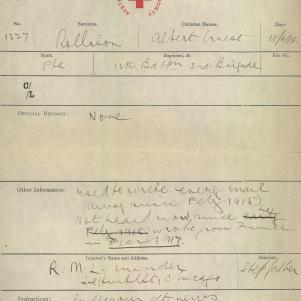 Soldier packet page