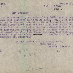 Soldier packet page