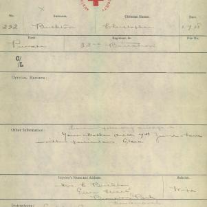 Soldier packet page