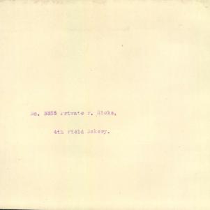 Soldier packet page