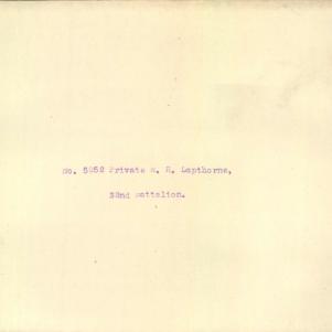 Soldier packet page