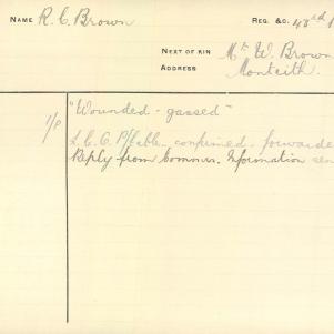 Soldier packet page