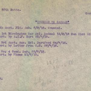 Soldier packet page
