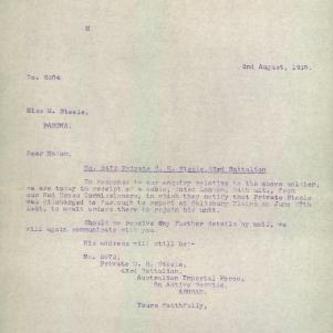 Soldier packet page