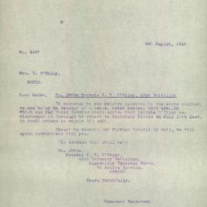 Soldier packet page