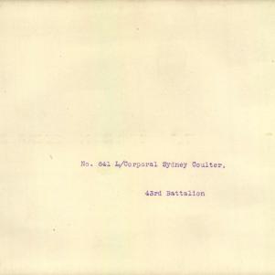 Soldier packet page