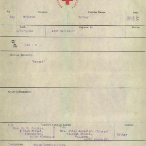 Soldier packet page