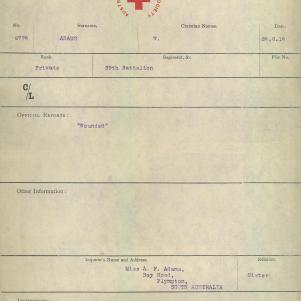 Soldier packet page