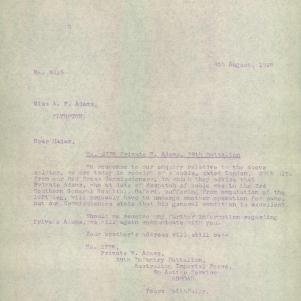 Soldier packet page