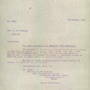 Soldier packet page