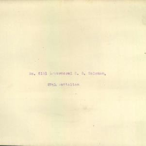 Soldier packet page