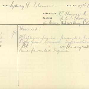 Soldier packet page