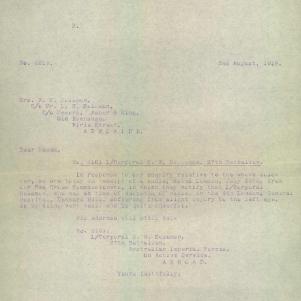Soldier packet page