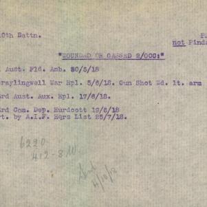 Soldier packet page
