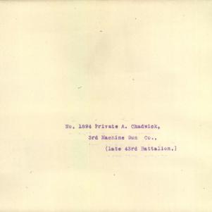 Soldier packet page