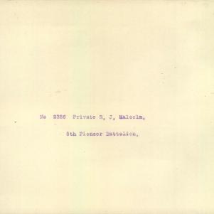 Soldier packet page