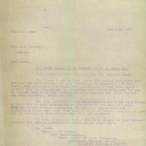 Soldier packet page
