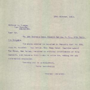 Soldier packet page