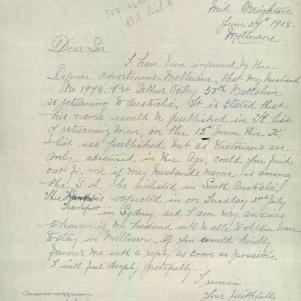 Soldier packet page