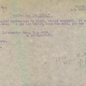 Soldier packet page