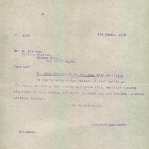 Soldier packet page