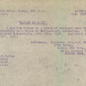 Soldier packet page