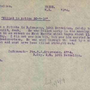 Soldier packet page