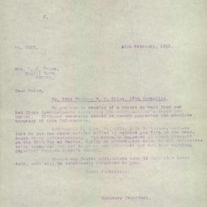 Soldier packet page