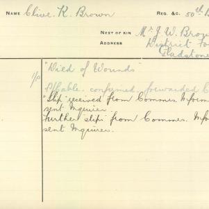 Soldier packet page