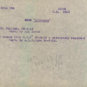 Soldier packet page