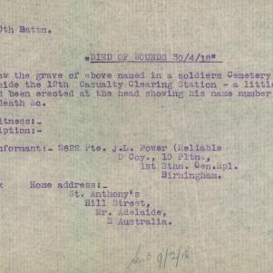 Soldier packet page